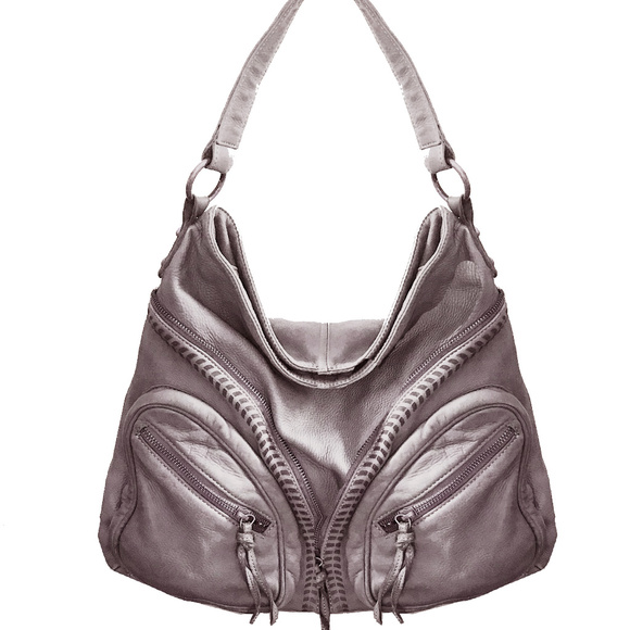 NWT WASHED LEATHER HOBO BY CZ FALCONER - Picture 1 of 7